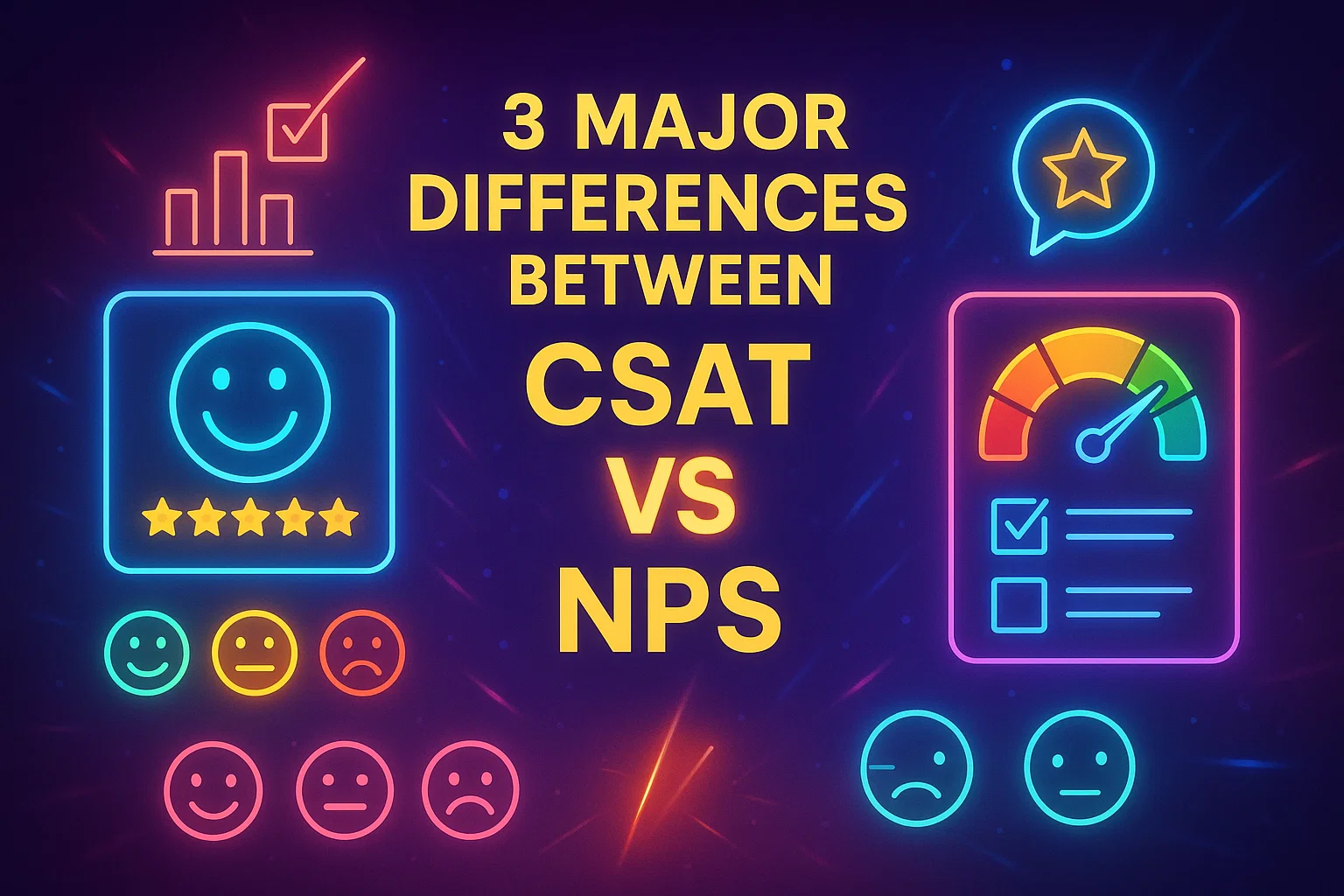 3 Major Differences Between CSAT vs NPS