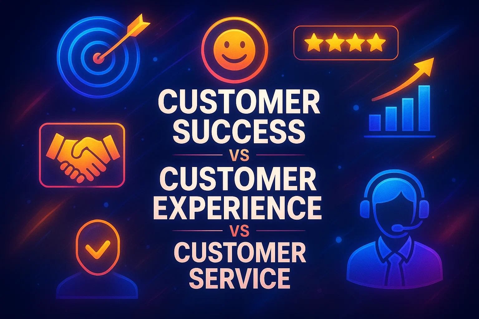 Customer Success vs Customer Experience vs Customer Service