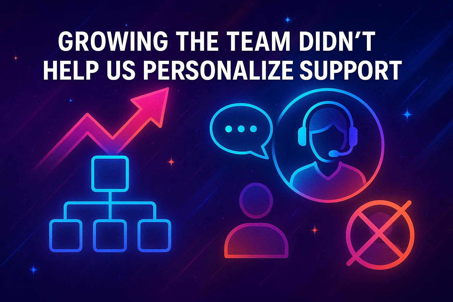 Growing the Team Didn’t Help Us Personalize Support